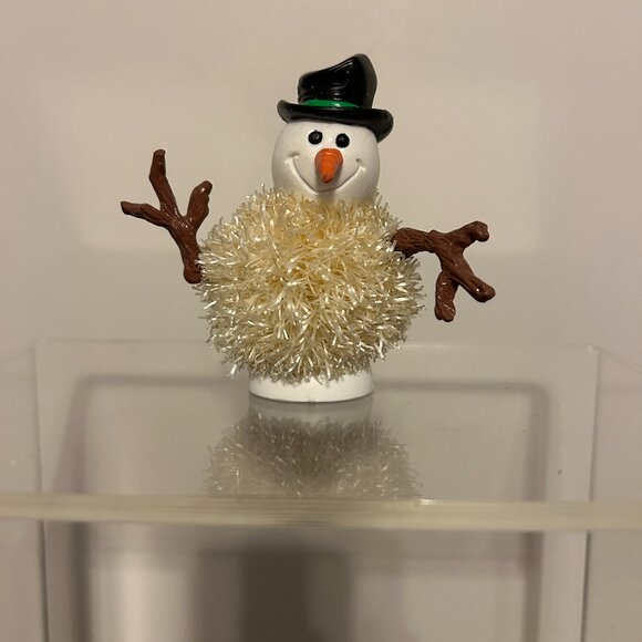 Vintage Koosh Ball Snowman Holiday Collectible Toy - Picture 1 of 5